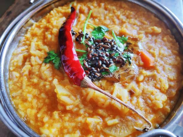 Sambar Rice with Papad