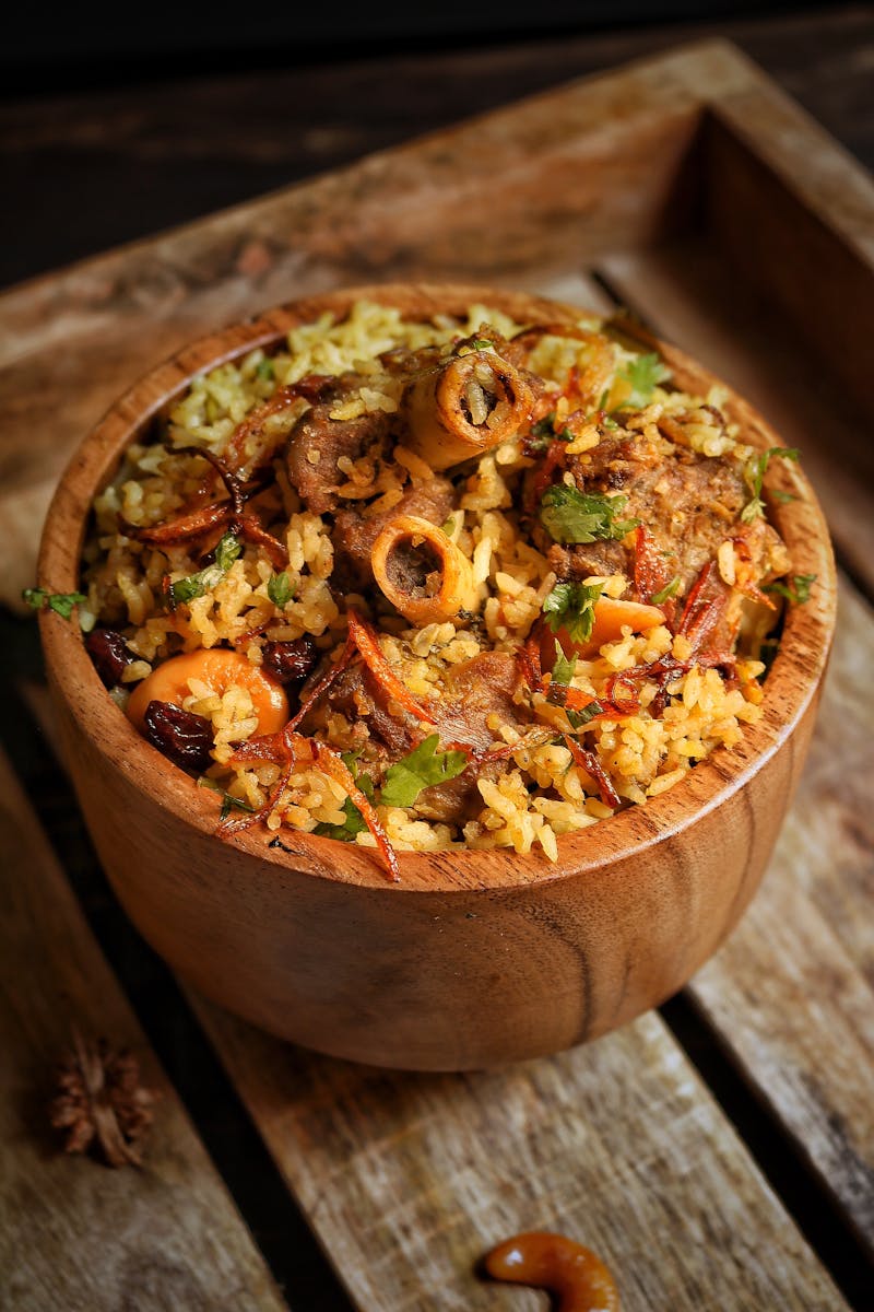 Veg Biryani with Raita